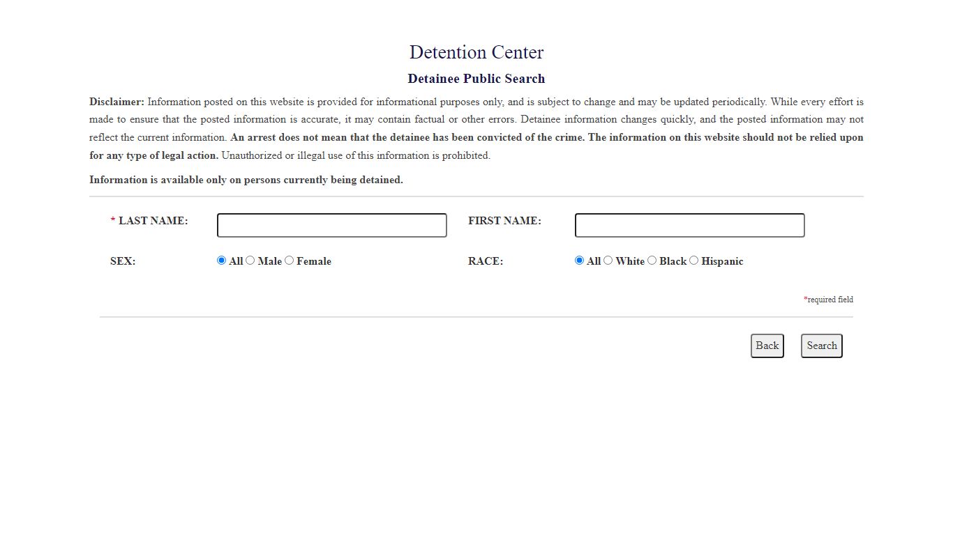 Detention Center - Aiken County Government